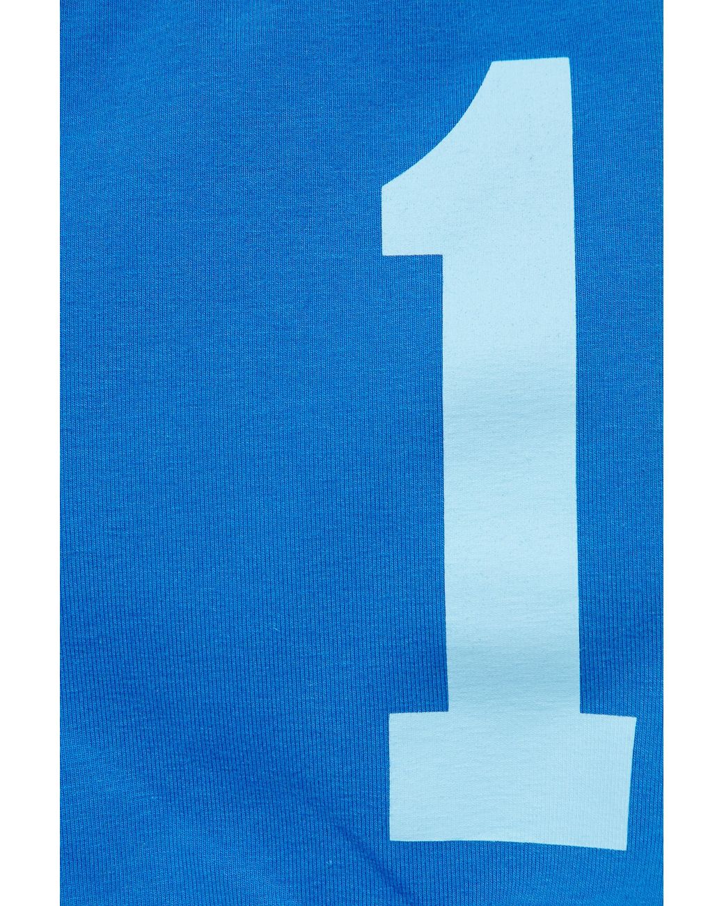 Pull&Bear Blue Argentina Graphic Ribbed Mini Shorts