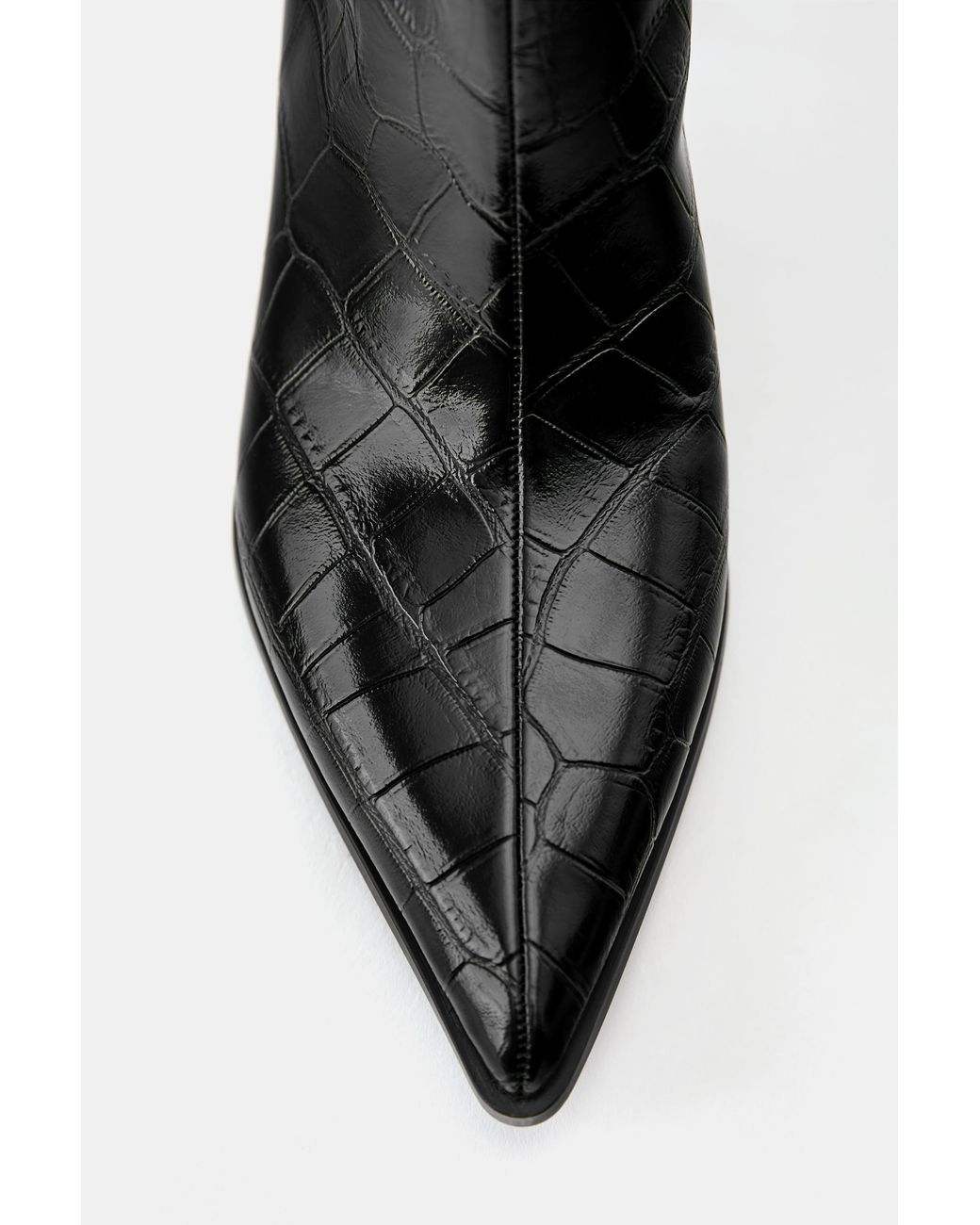 Bottines À Talon Texturées Pull&Bear en coloris Black