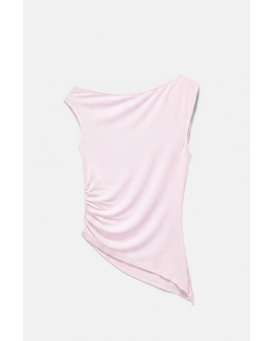 Pull&Bear Asymmetrische Top in het Gray