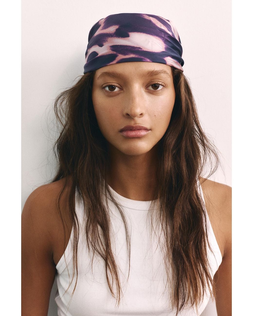 Pull&Bear Blue Printed Bandana