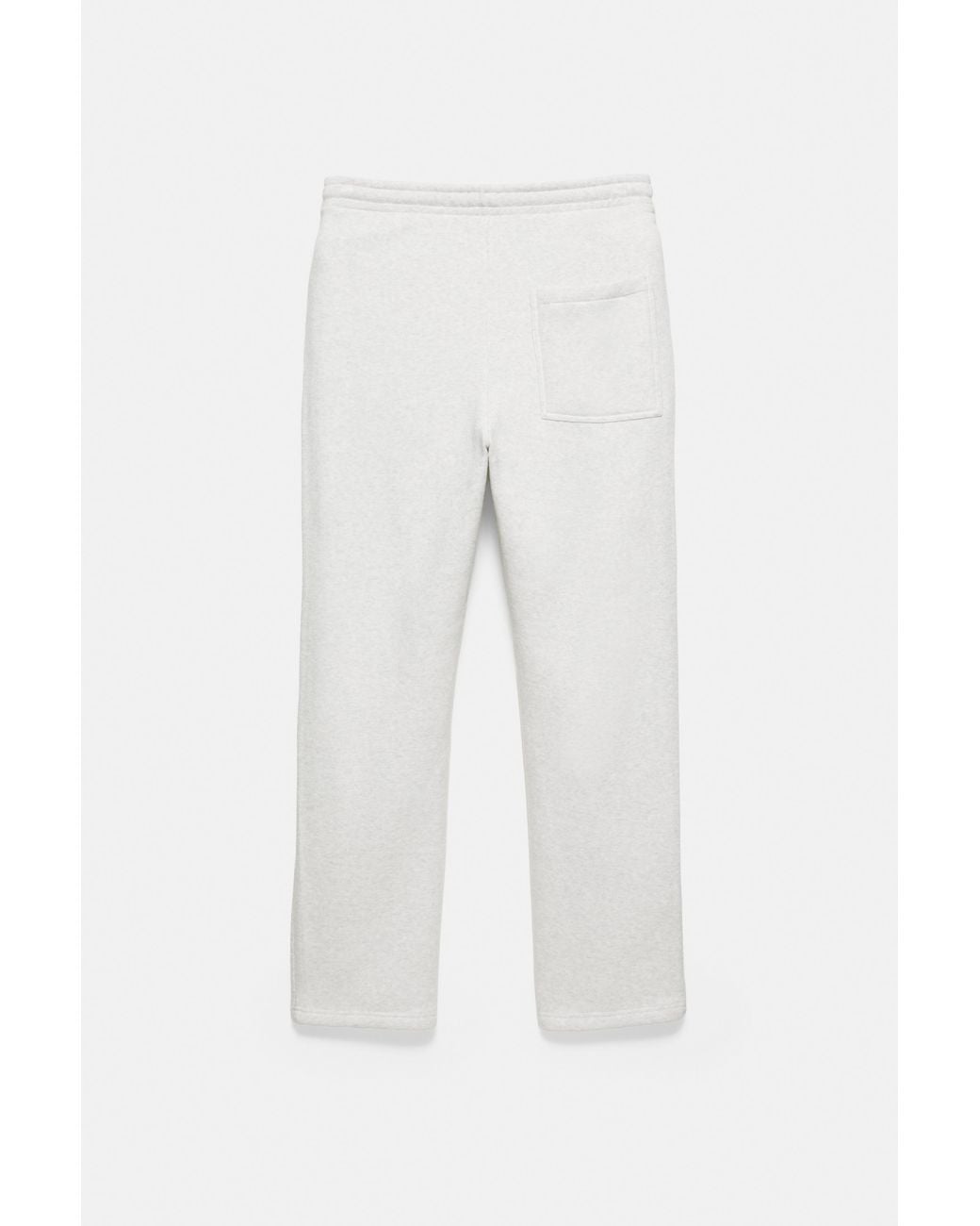 Pull&Bear Gray Graphic Jogger Trousers for men