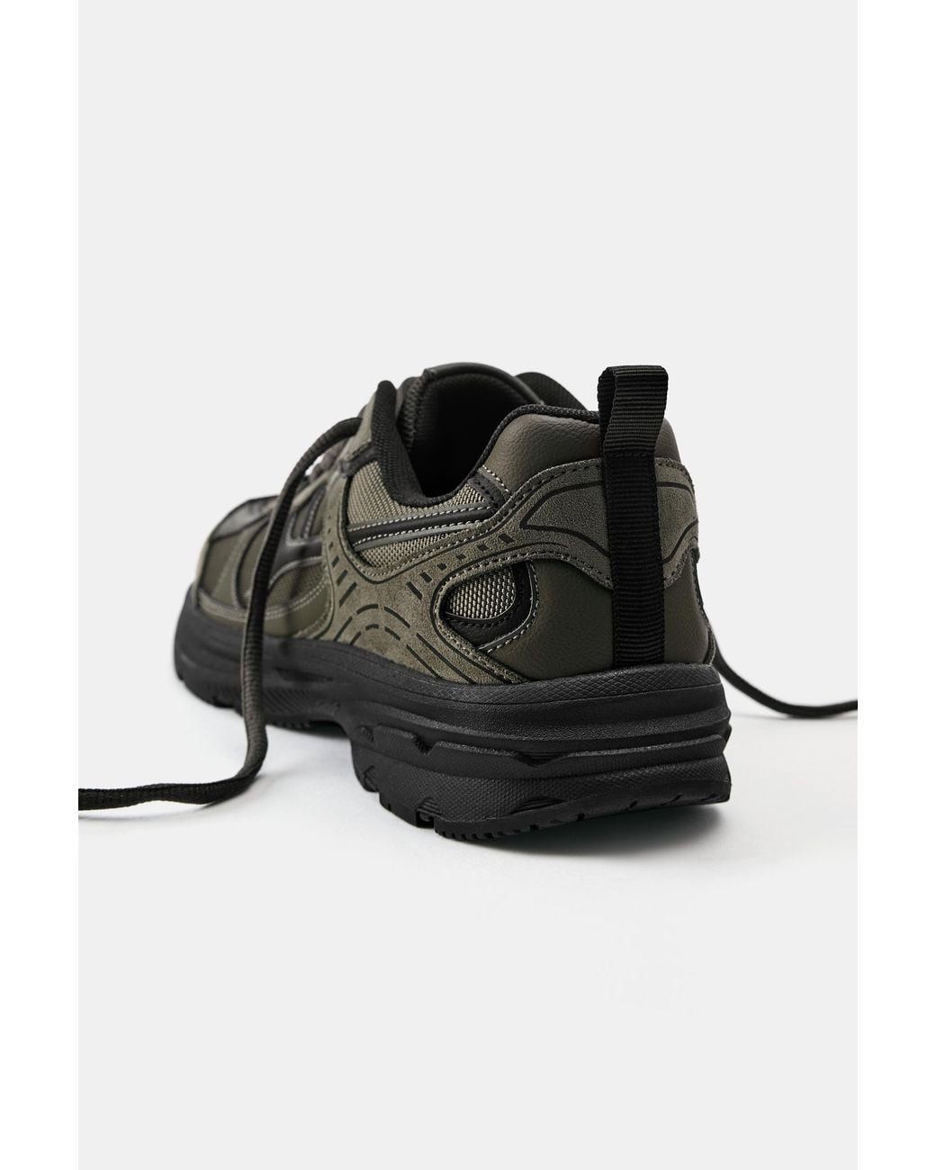 Pull&Bear Black Multi-Piece Trainers for men
