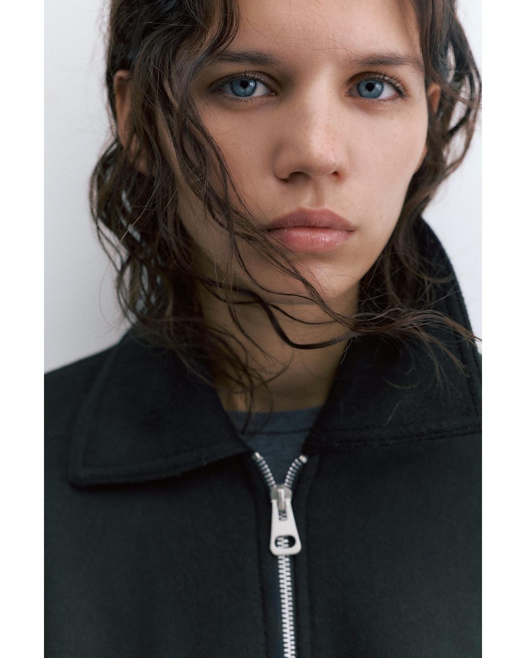 Pull&Bear Black Soft Cloth Balloon Jacket