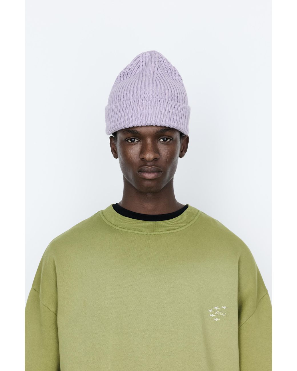 Berretto di Pull&Bear in Purple da Uomo