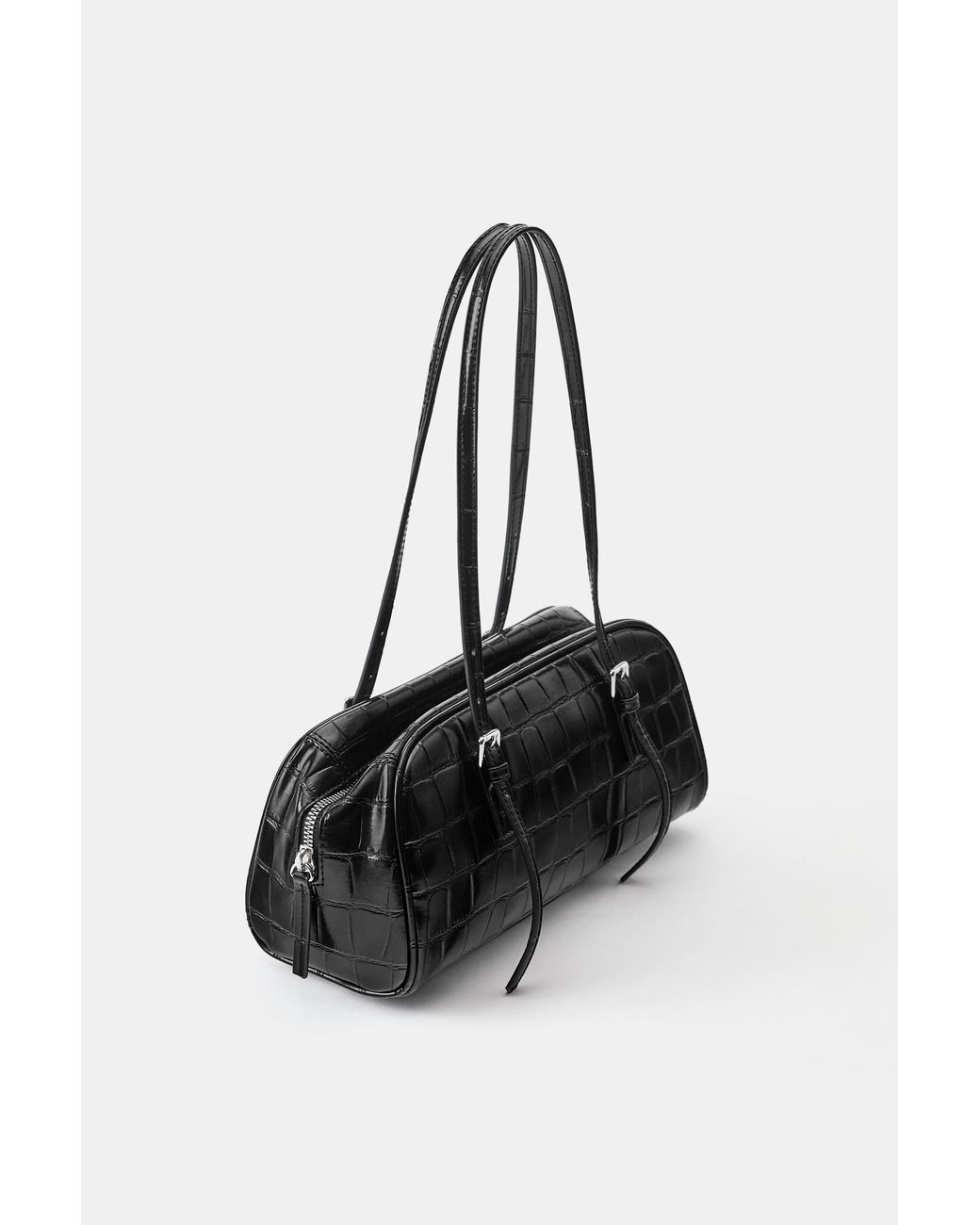 Pull&Bear Schoudertas Met Textuur in het Black