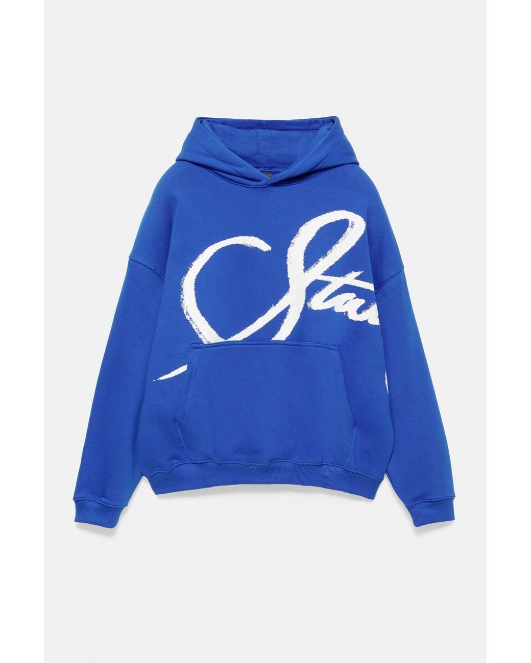 Pull&Bear Blue Stwd Hoodie for men