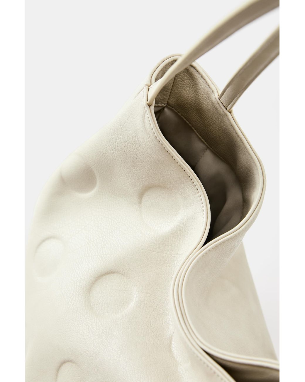 Pull&Bear Red Shoppertasche Mit Tupfen