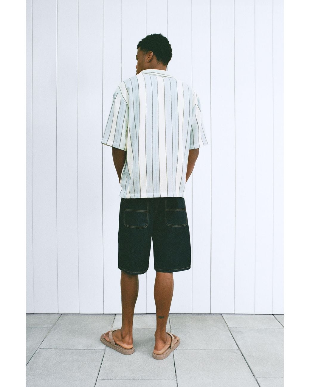 Chemise Rustique À Pull&Bear pour homme en coloris Gray