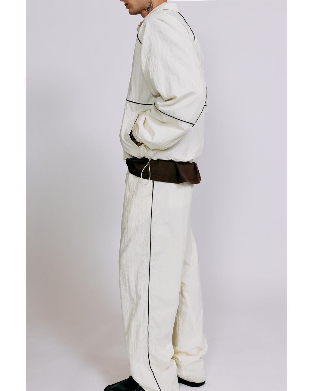 Pull&Bear Multicolor Lightweight Contrast Stitch Tracksuit Bottoms for men
