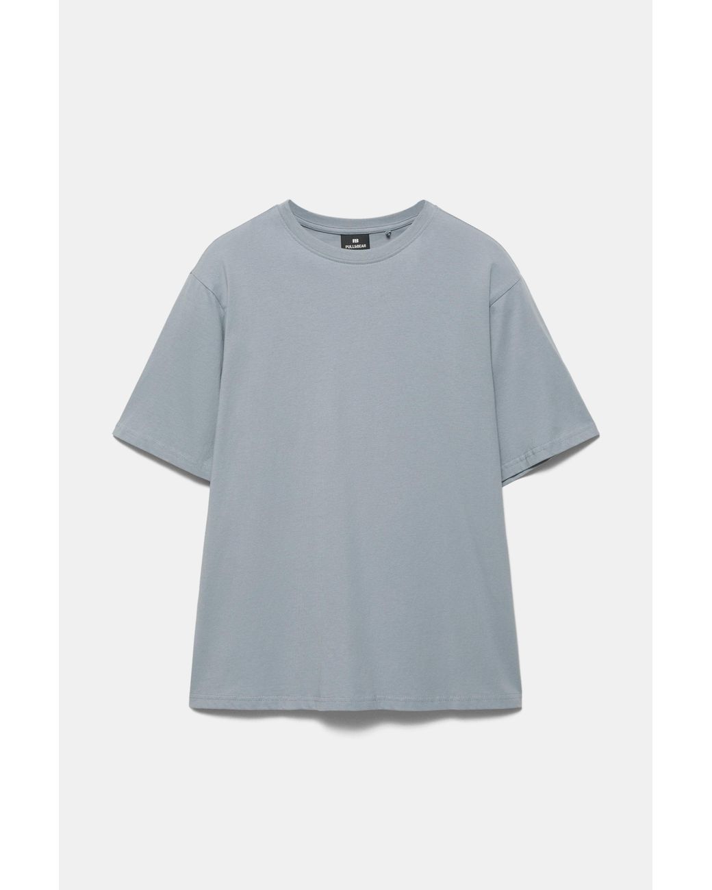 Maglietta Basic di Pull&Bear in Blue da Uomo