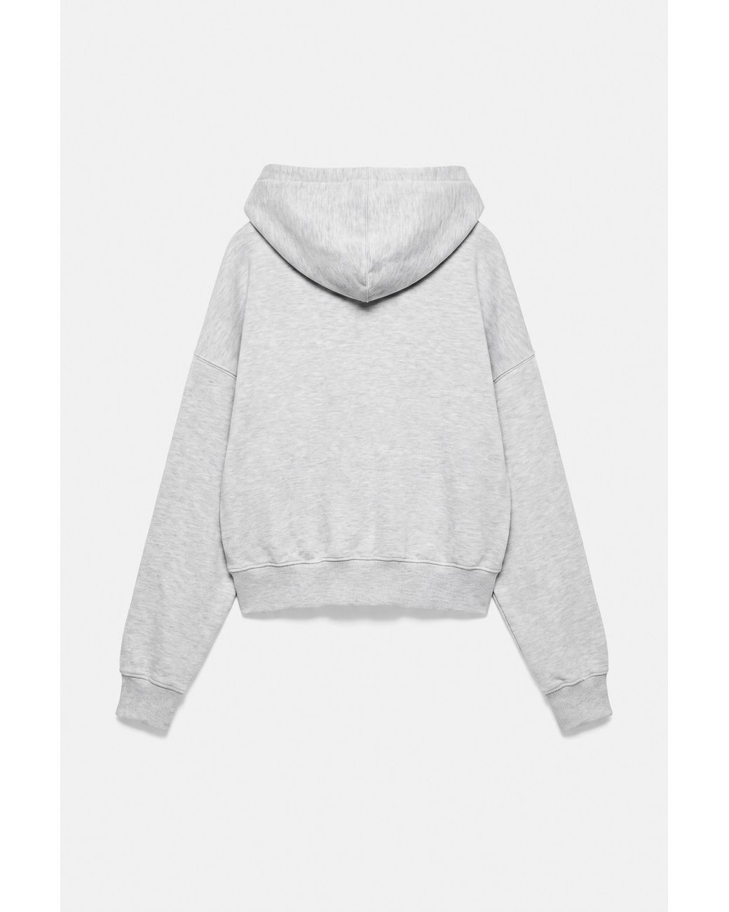 Pull&Bear Gray Zipped Hoodie