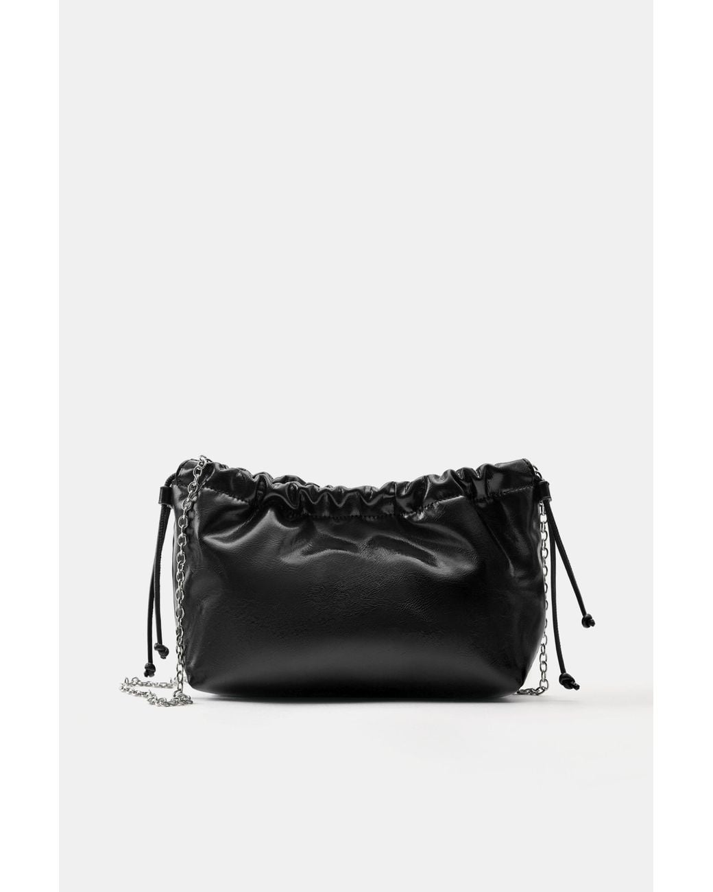 Pull&Bear Black Bucket Bag