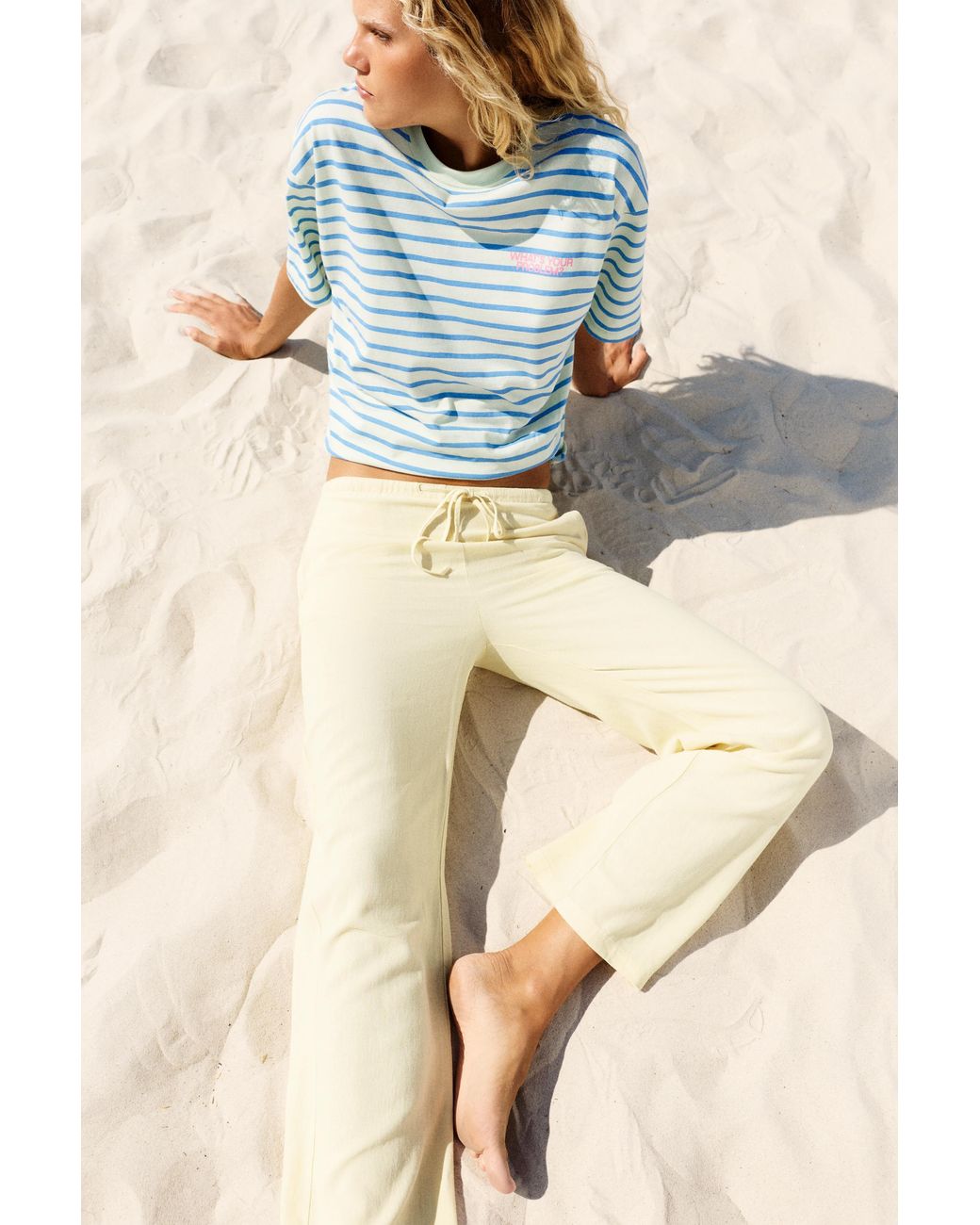 Pantaloni Jogger di Pull&Bear in Blue