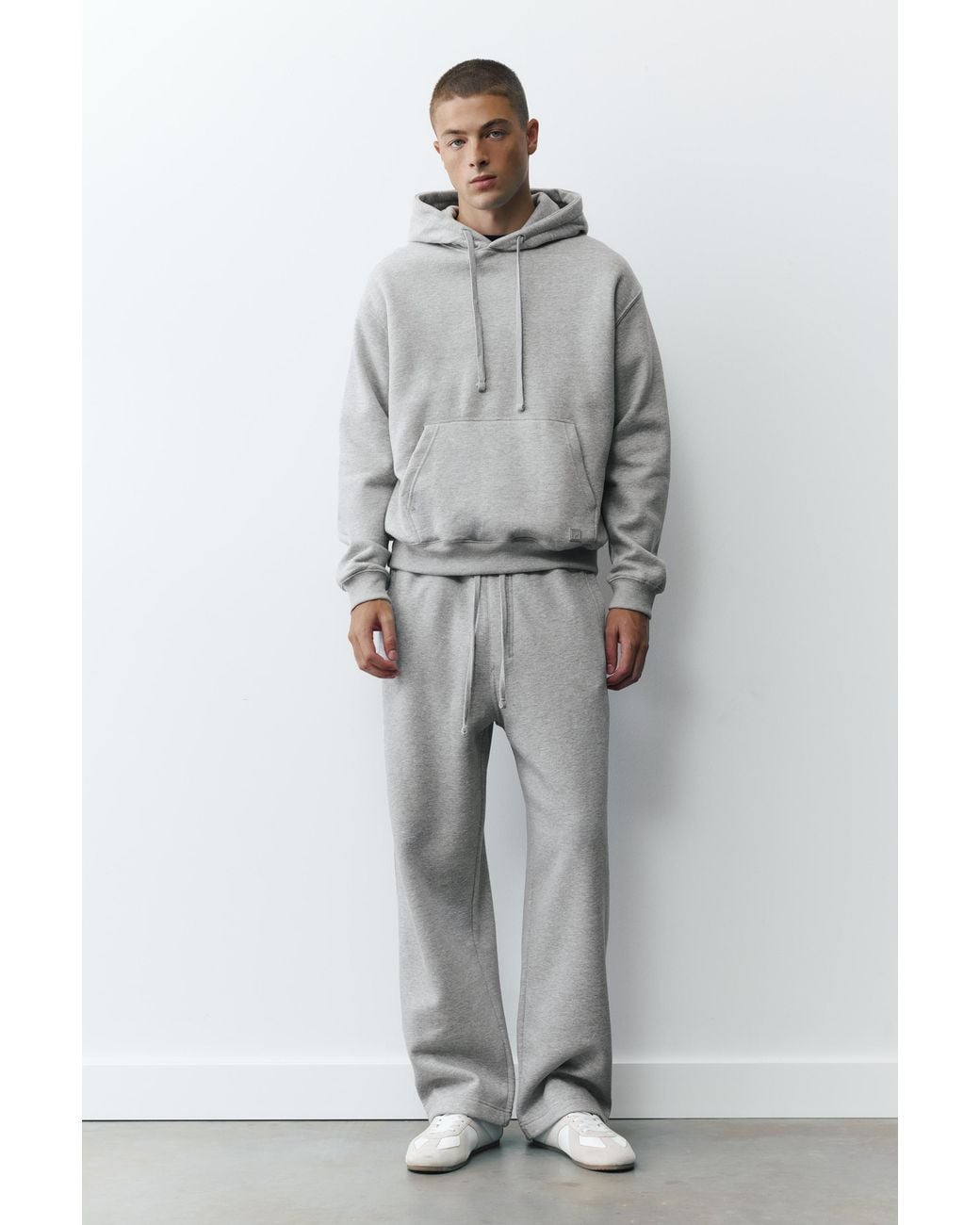 Pull&Bear Gray Joggers And Sweatshirt Pack for men
