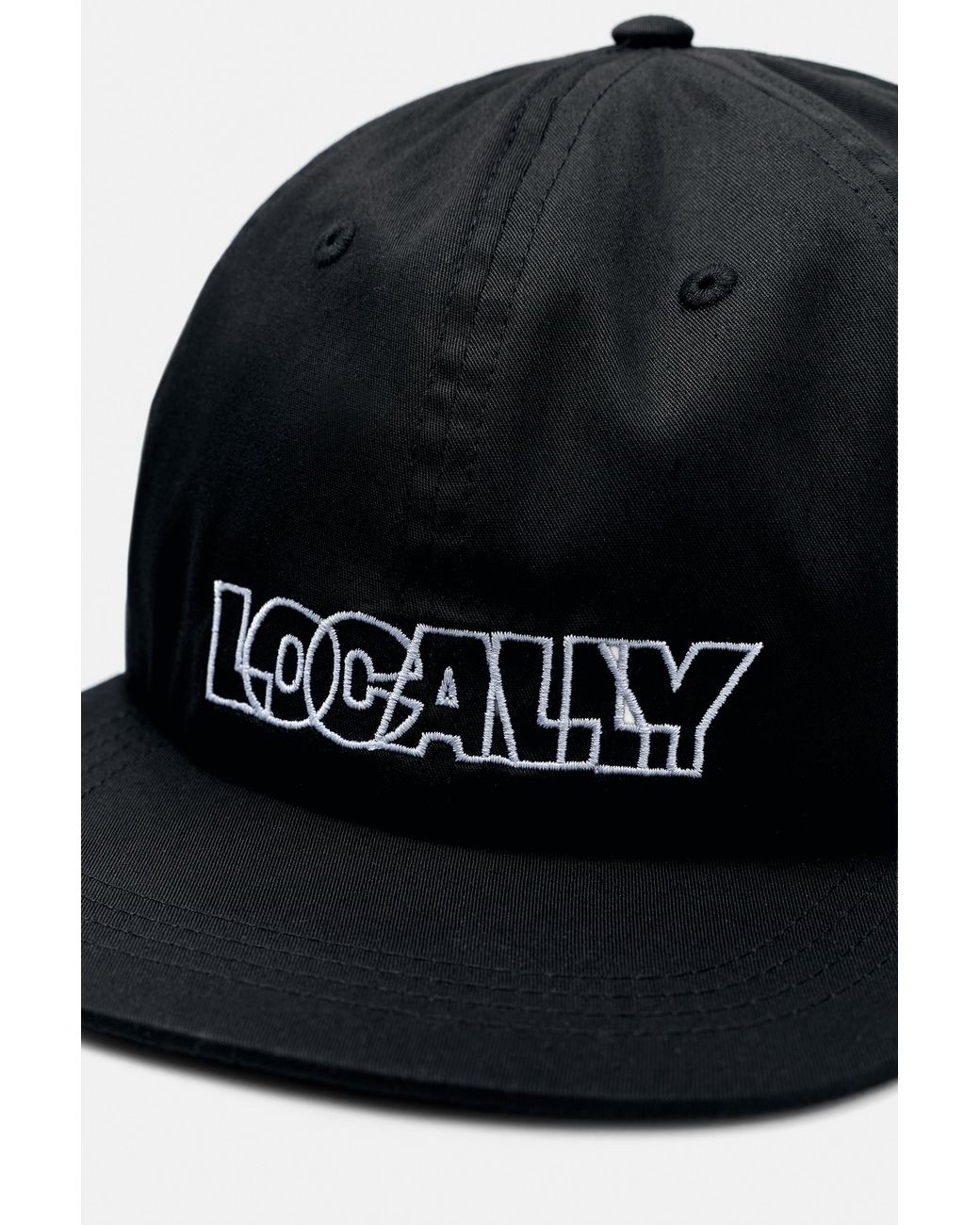 Cappello Con Ricamo Locally Stwd di Pull&Bear in Black da Uomo