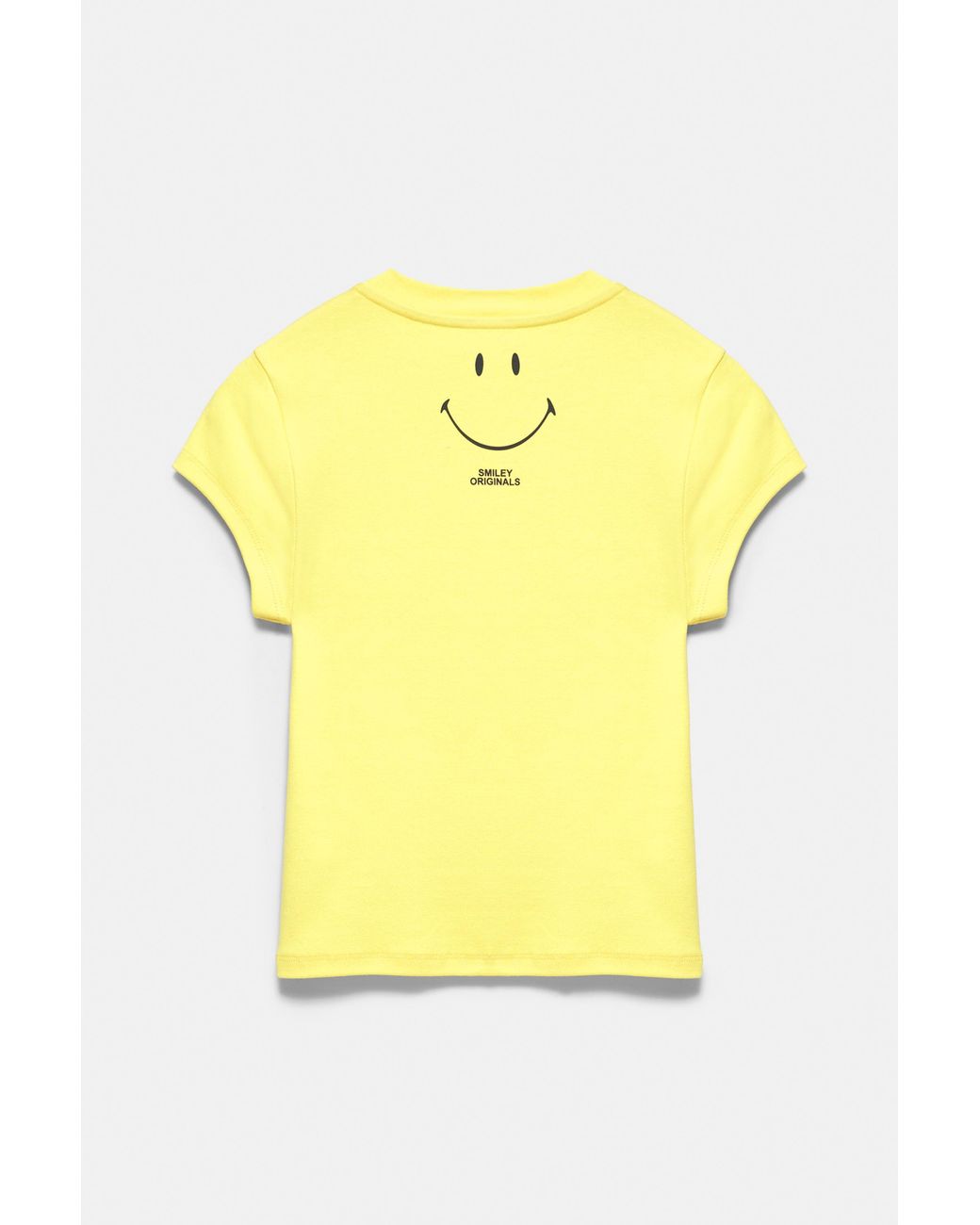 Pull&Bear Smiley T-Shirt Met Tekst in het White