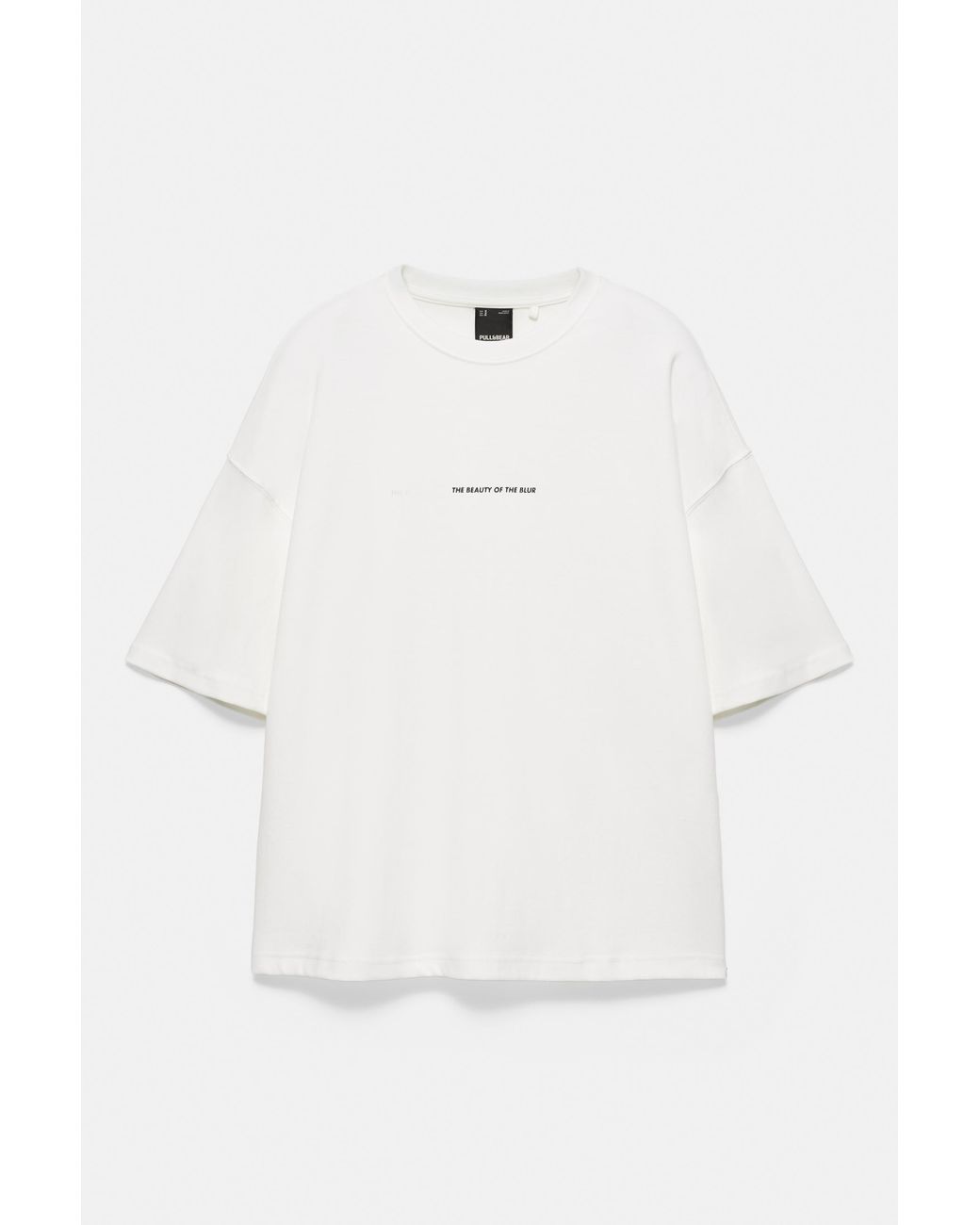 Pull&Bear Interlock T-Shirt Met Fotoprint in het White voor heren