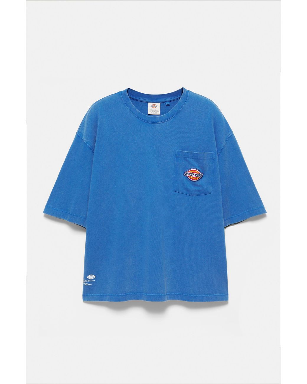 T-Shirt Boxy Dickies Pull&Bear pour homme en coloris Blue