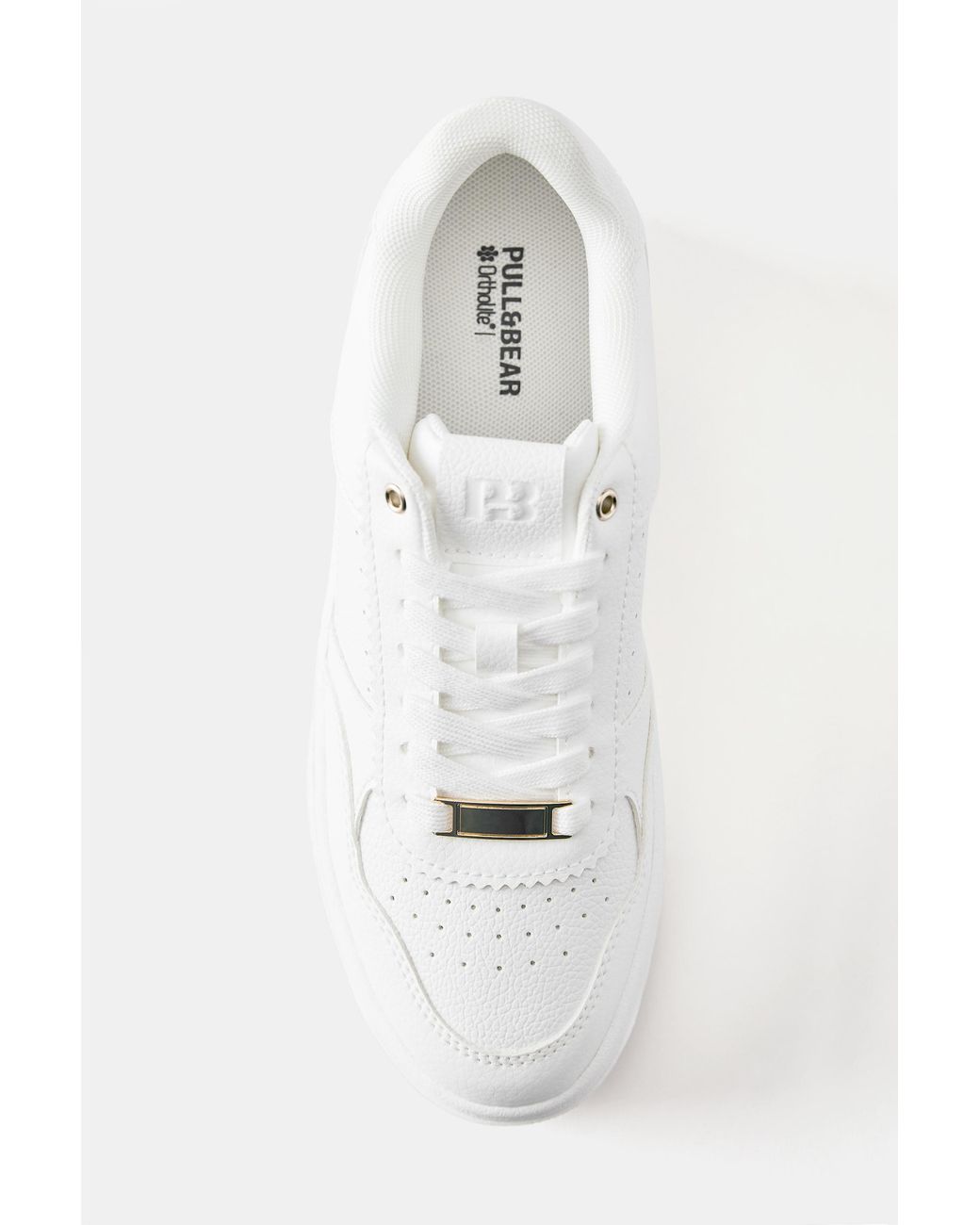 Sneaker Con Plateau E Dettaglio di Pull&Bear in Blue