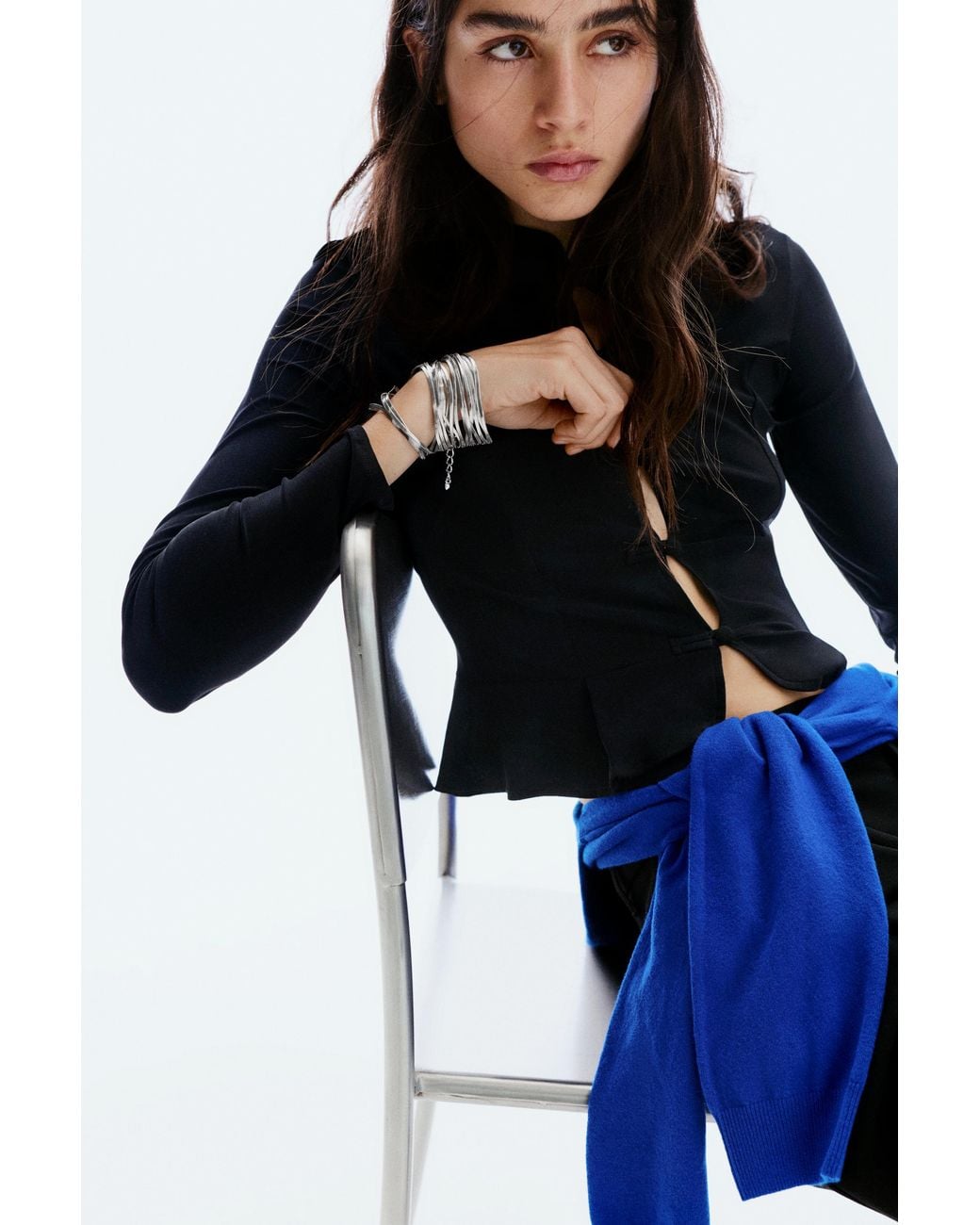Bracelet Multichaînes Pull&Bear en coloris White