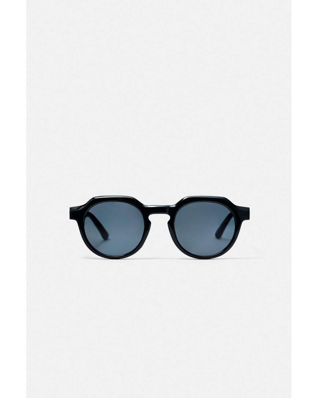 Pull&Bear Blue Tortoiseshell-Effect Sunglasses for men