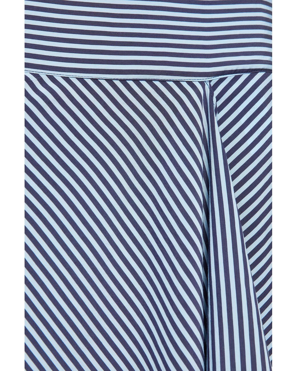 Pull&Bear Blue Striped Skirt