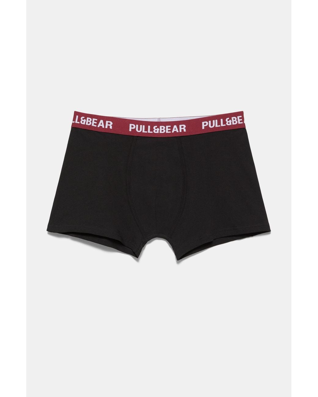 Pull&Bear Black Pack Of 3 Boxers for men