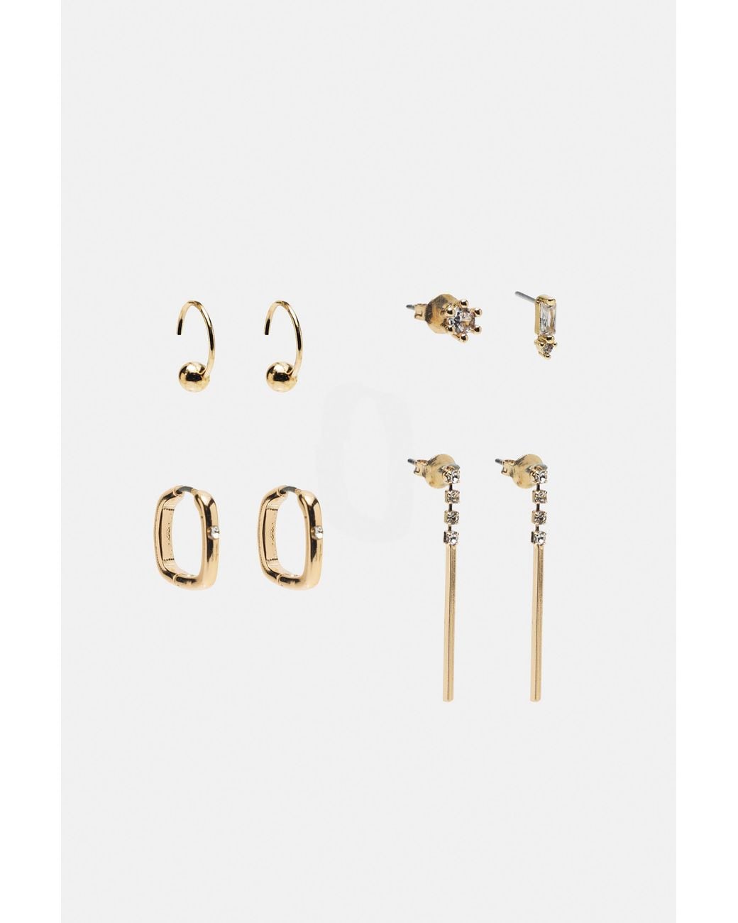 Pull&Bear Metallic Set Kleiner Ohrringe