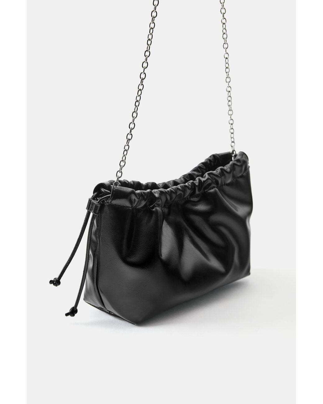 Pull&Bear Black Bucket Bag