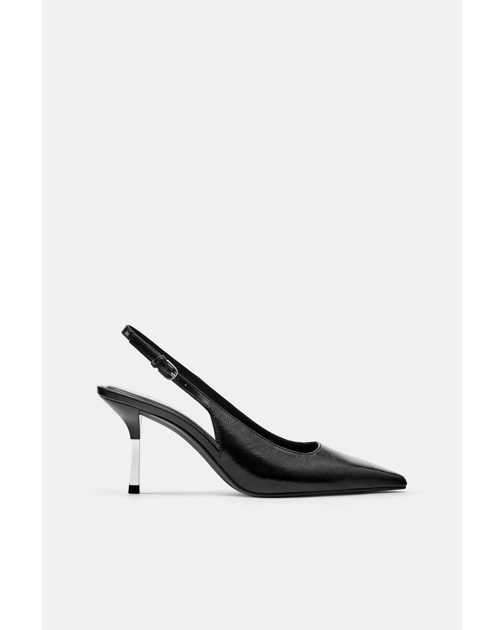 Pull&Bear Green Detail Heeled Shoes