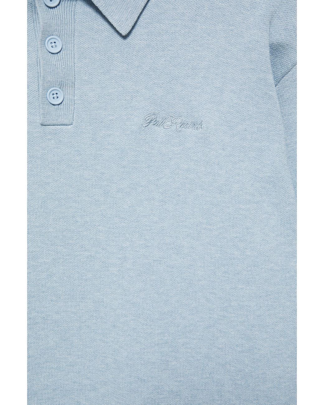 Polo di Pull&Bear in Blue da Uomo