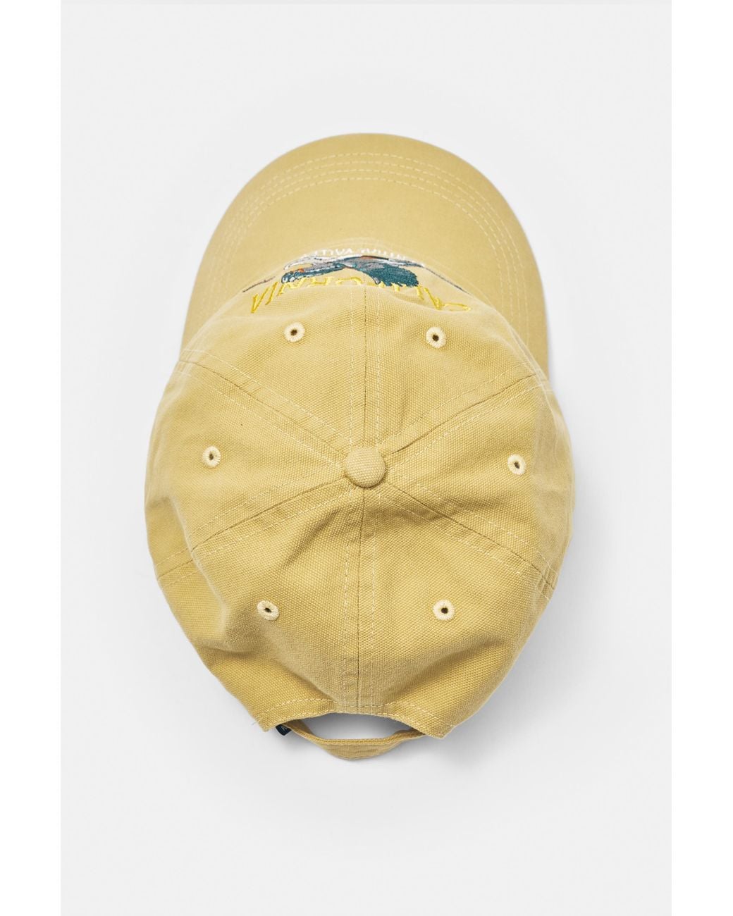 Casquette Brodée California Pull&Bear pour homme en coloris Yellow