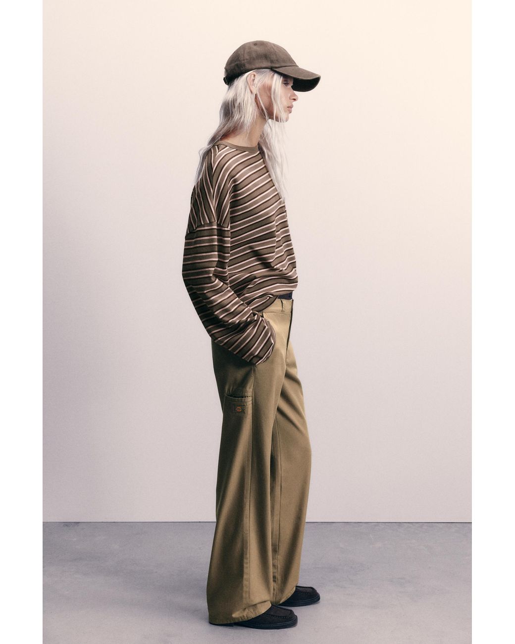 Pull&Bear Natural Dickies Chino Trousers