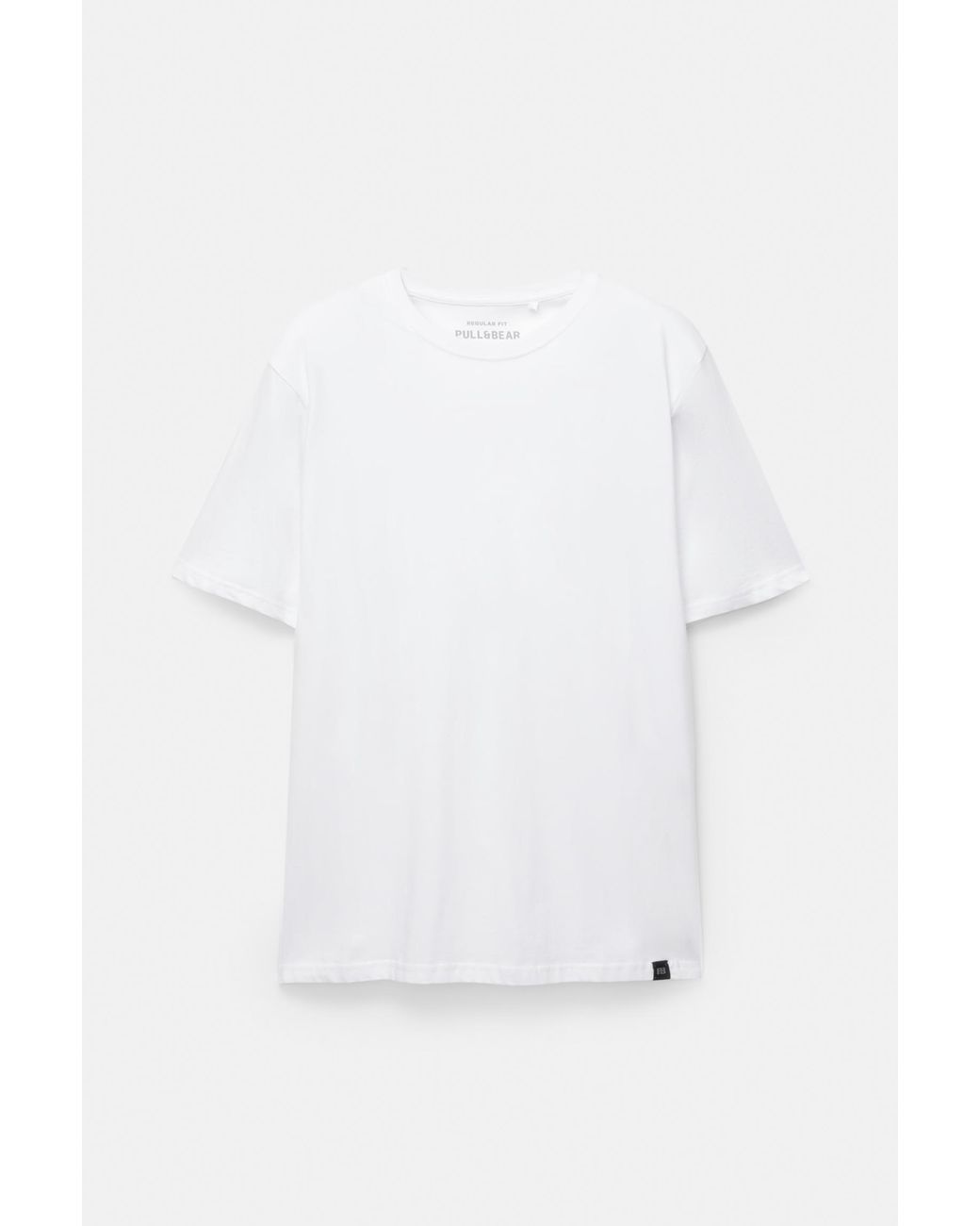 Maglietta Basic di Pull&Bear in White da Uomo