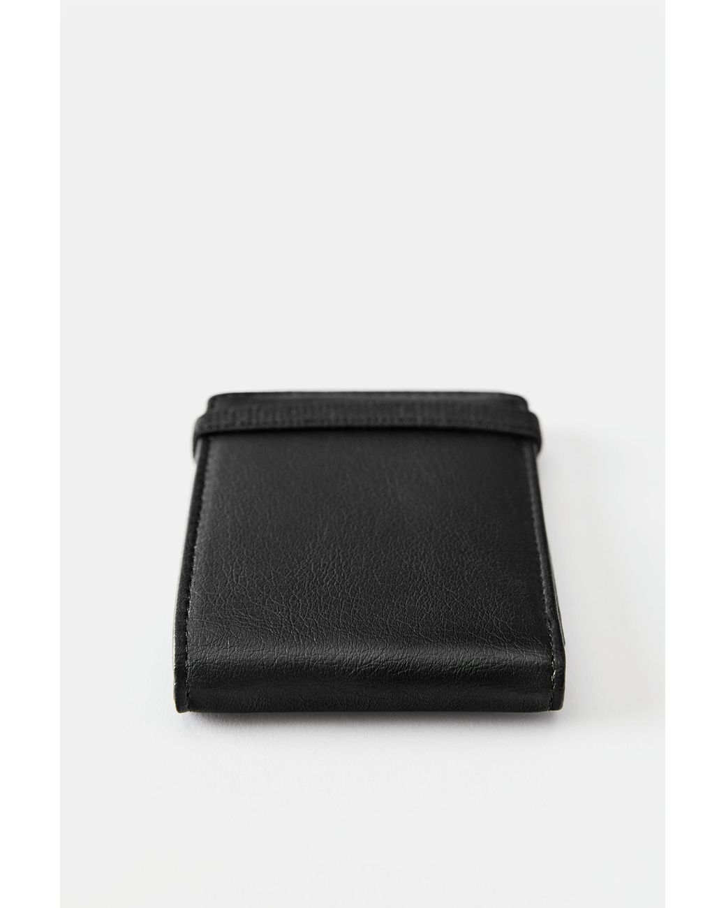 Pull&Bear Black Plain Purse for men