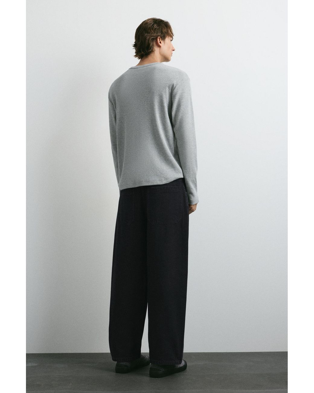 Jeans Barrel di Pull&Bear in Gray da Uomo