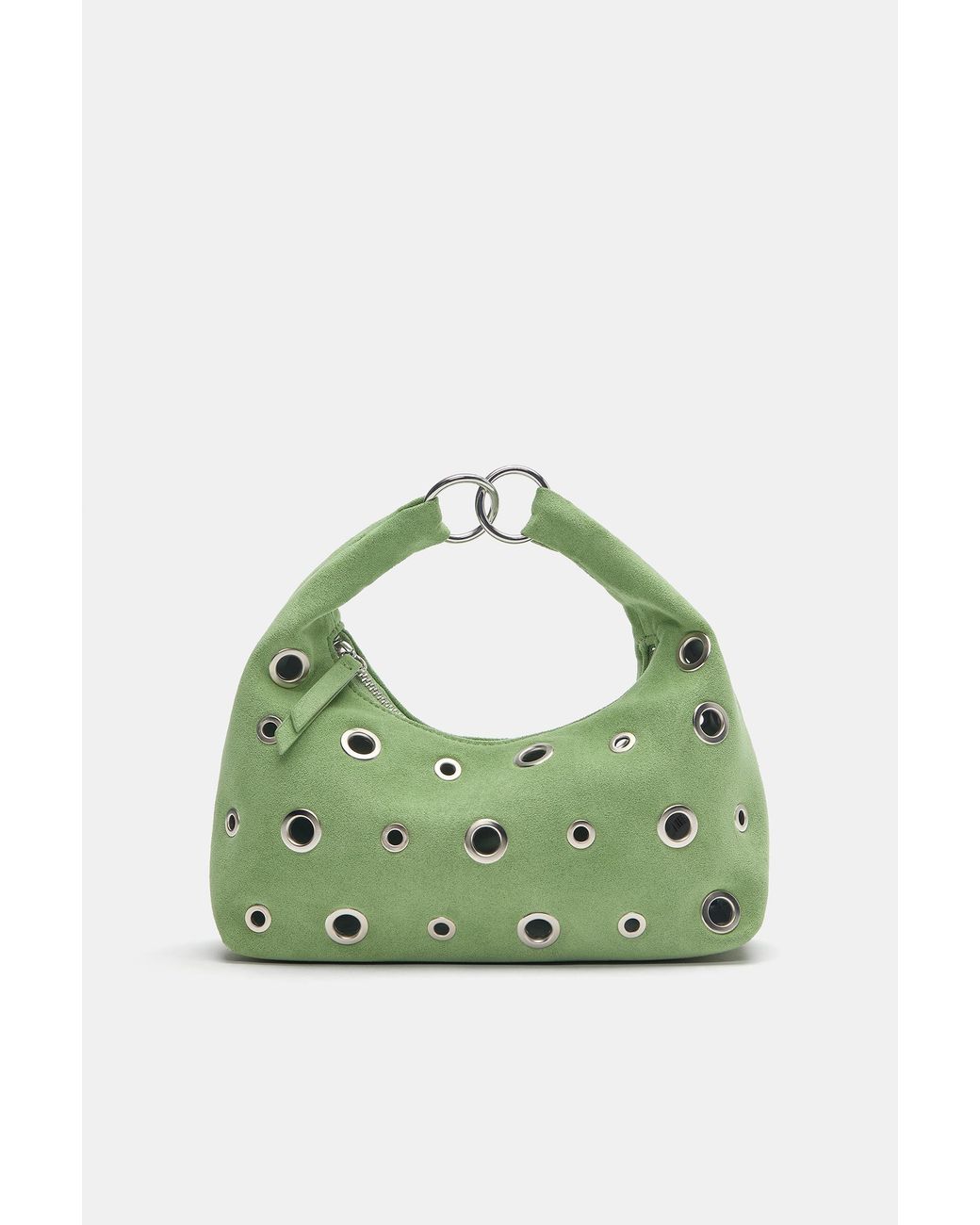 Borsa Borchie di Pull&Bear in Green