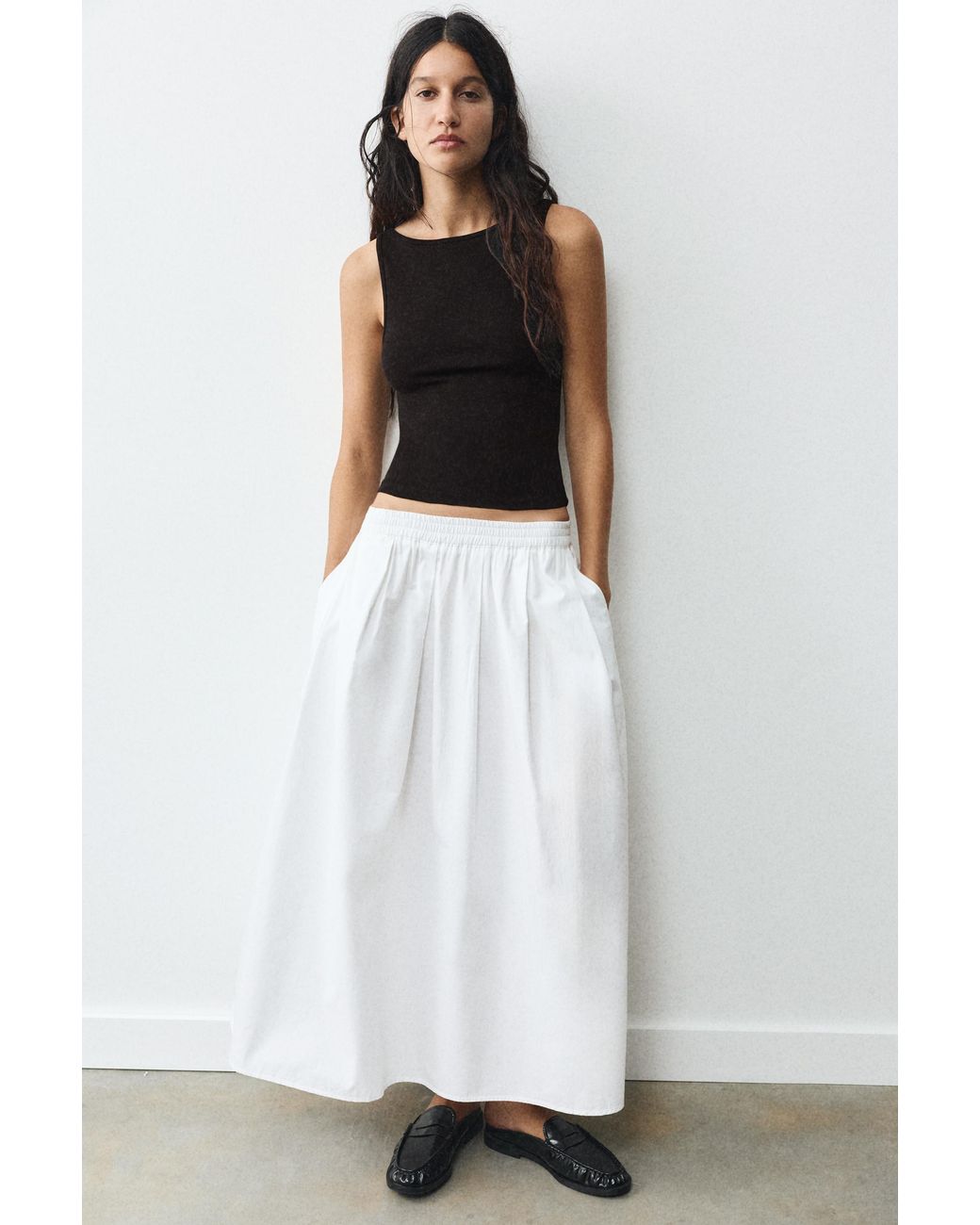Pull&Bear Blue Boat Neck Tank Top