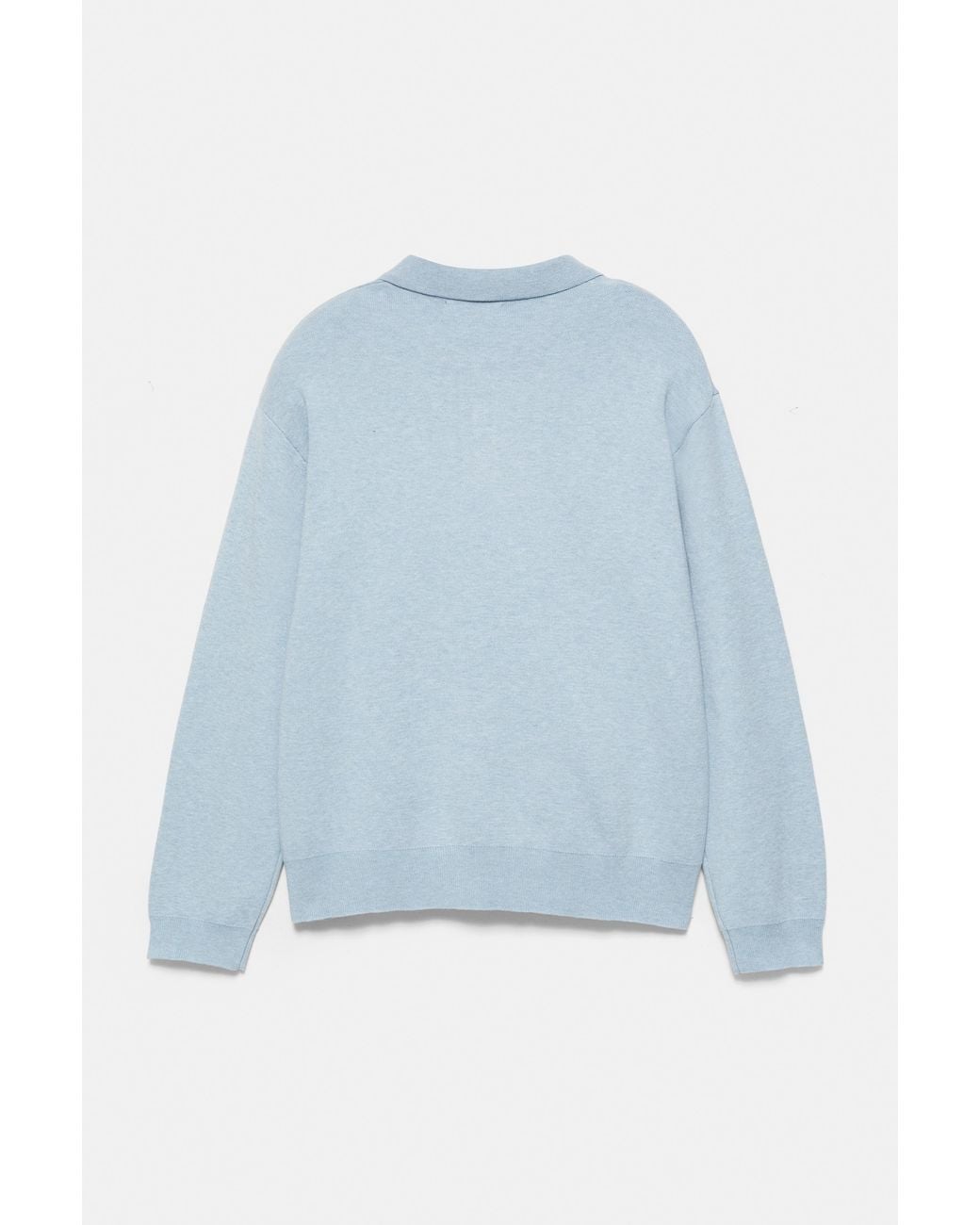 Polo di Pull&Bear in Blue da Uomo