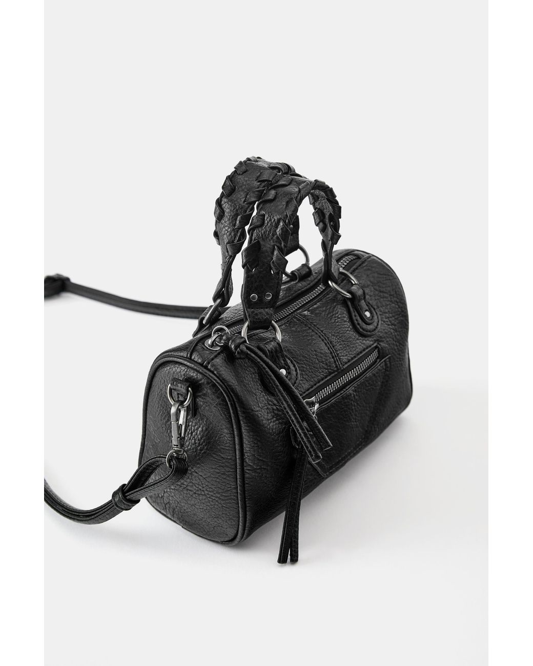 Pull&Bear Black Studded Crossbody Bag