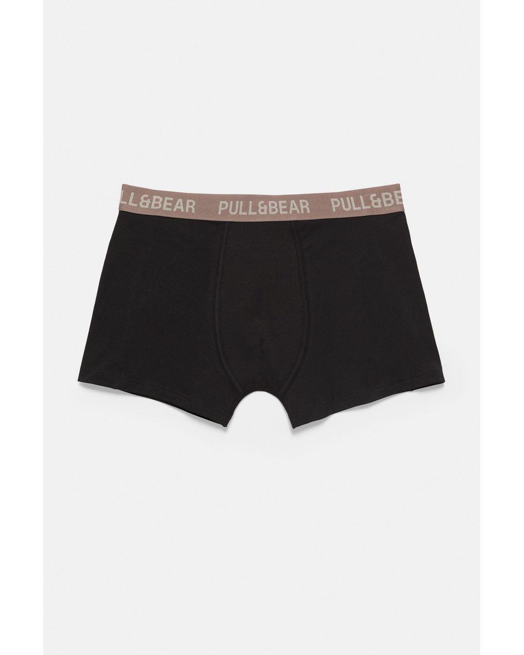 Pull&Bear Black Pack Of 3 Boxers for men