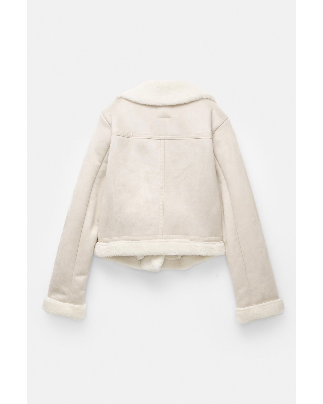 Blouson Court Double Face Pull&Bear en coloris Black
