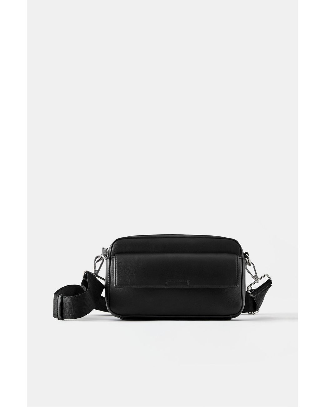 Pull&Bear Black Casual Crossbody Bag for men
