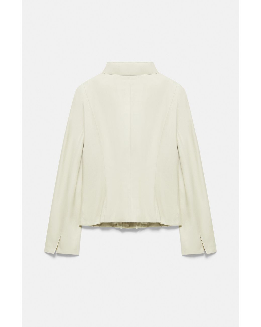 Pull&Bear Red Fitted High Neck Jacket