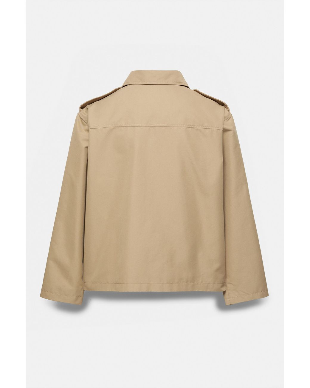 Pull&Bear Korte Gabardine in het Natural voor heren