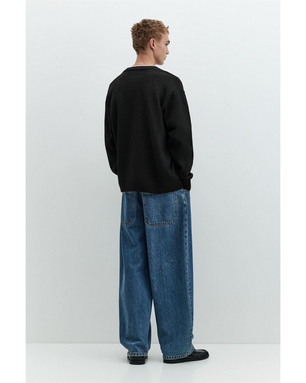 Cardigan Basic di Pull&Bear in Blue da Uomo
