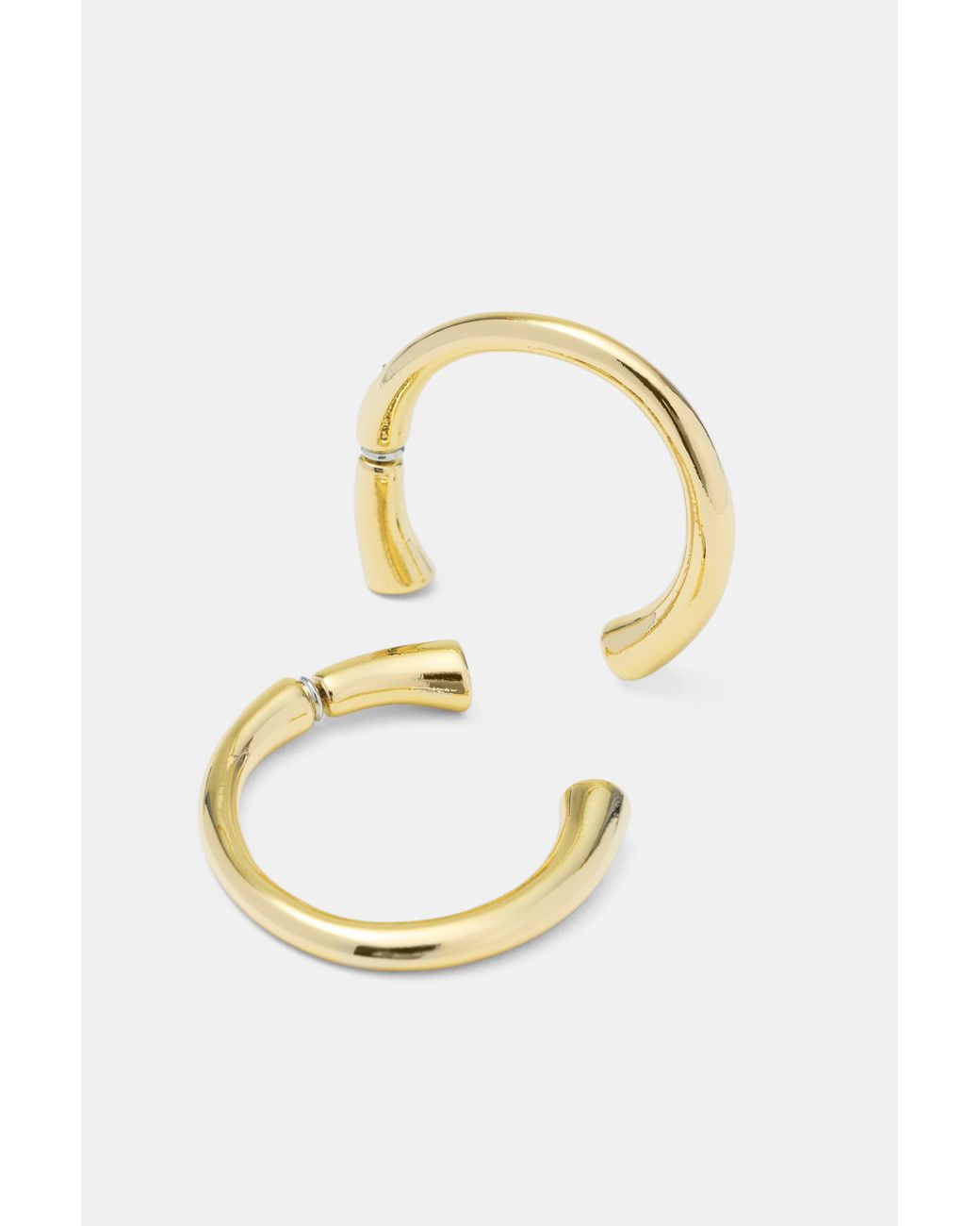 Pull&Bear Metallic Hoop Earrings