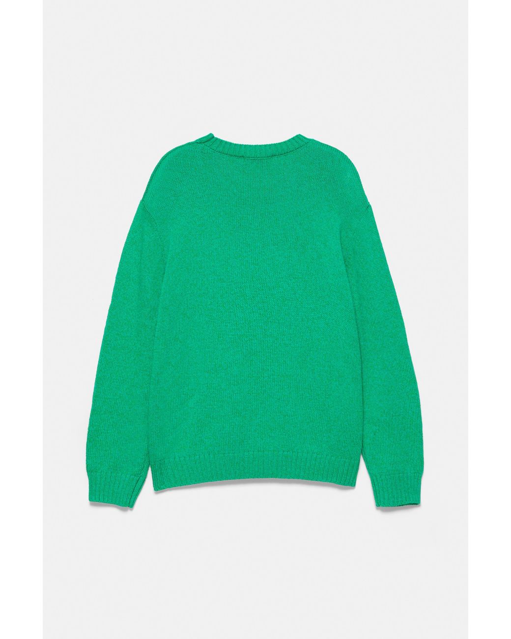 Maglia Collo Rotondo di Pull&Bear in Green da Uomo
