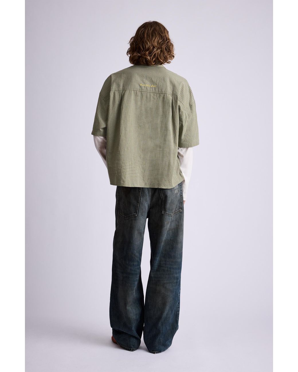 Pull&Bear Multicolor Double Sleeve Check Shirt for men