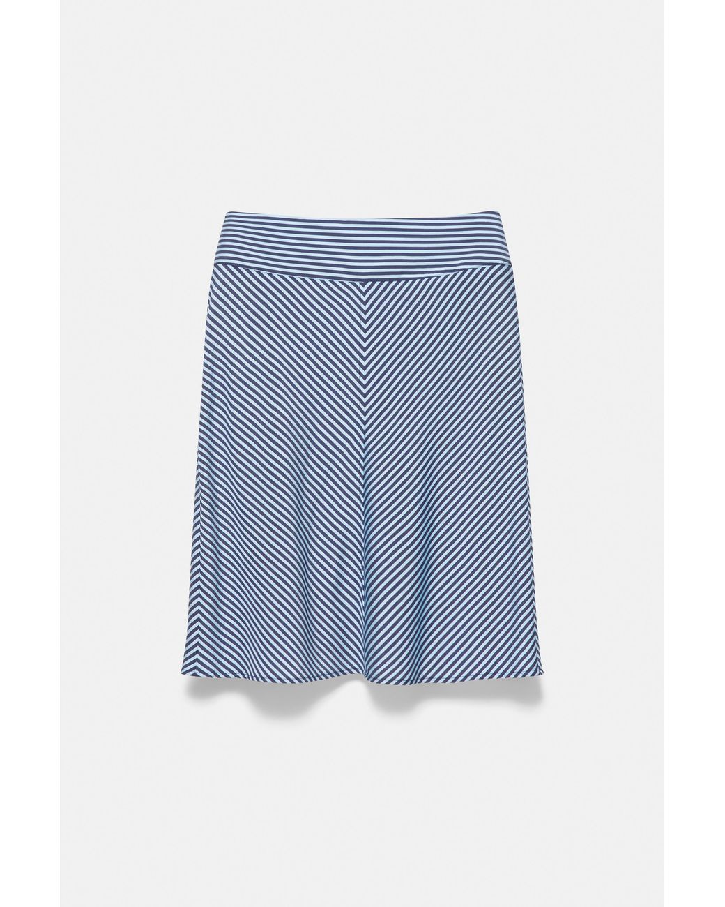 Pull&Bear Blue Striped Skirt